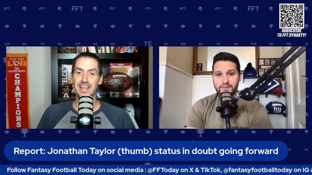 Jonathan Taylor status in doubt, Zack Moss becomes top waiver add! | 2023 Fantasy Football Advice смотреть онлайн