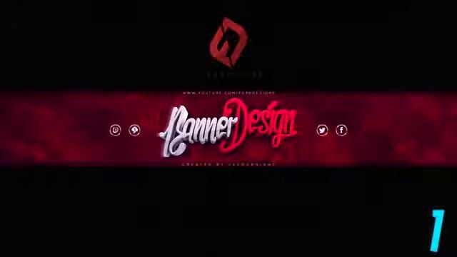 TOP 5 Youtube Banner Templates FREE Photoshop 2016 смотреть онлайн