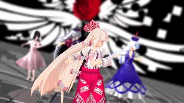 【東方MMD】Bad Apple!! （東方46人）Revision【1080p】 смотреть онлайн