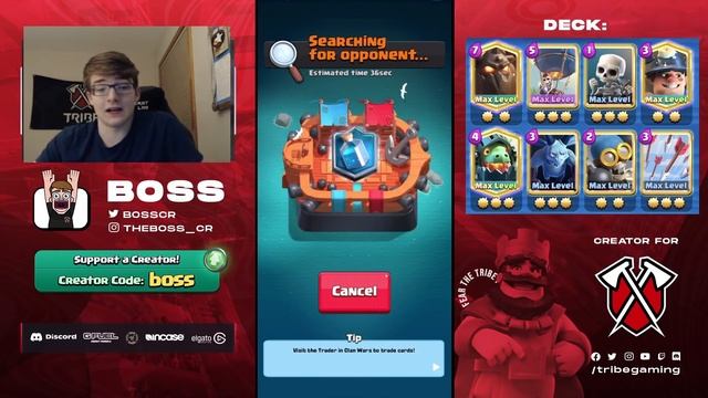 LADDER PUSH with OP LAVA LOON MINER DECK - CLASH ROYALE! смотреть онлайн