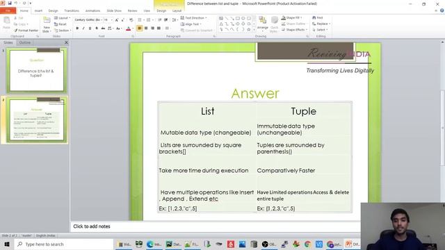 Python Interview Question | List vs Tuple? | Tutorial 03 смотреть онлайн