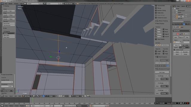 Моделирование дома по проекту 50-41 - timelaps - [ part 8 ] - лестница смотреть онлайн