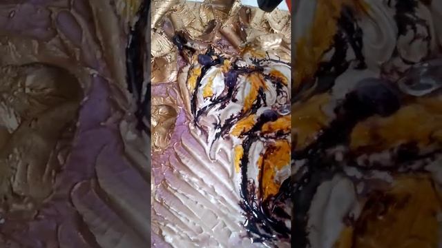 Sculptural Resin Art. 3D Resin Painting Crash Test. Объемная Картина из эпоксидной смолы штукатурки