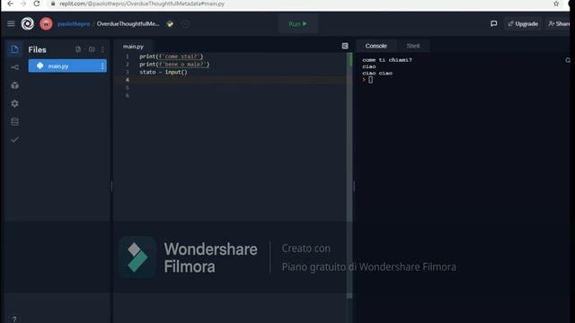 FUNZIONE PRINT IN PYTHON | guida смотреть онлайн