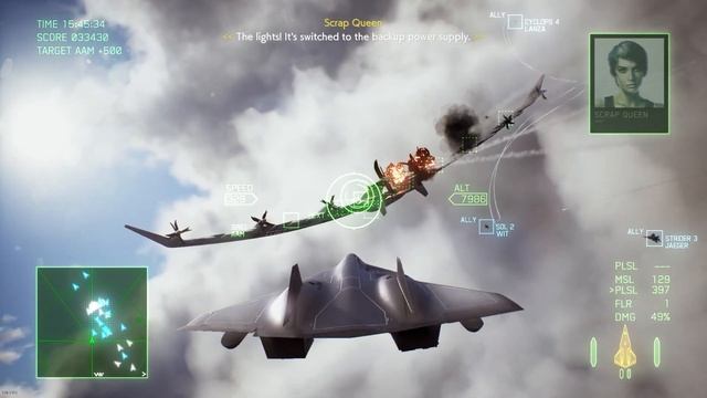 Darkstar VS Arsenal Bird - Ace combat 7 смотреть онлайн
