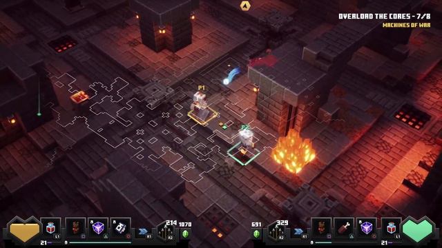 Entering the Fiery Forge of Minecraft Dungeons смотреть онлайн