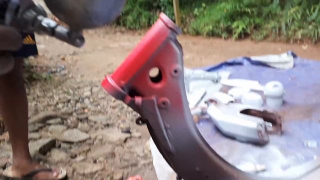 Yamaha V 80 Cc Fully Restoration . #restoration #Yamaha-mate #V80 #classic-motorcycle #Sri-Lanka