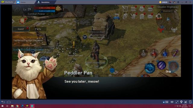 Lineage 2: Revolution - Bluestacks 4 HD Graphics - Android on PC смотреть онлайн