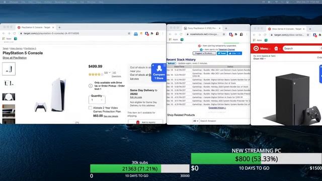 WATCHING TARGET DROPPING TONIGHT! PS5 & XBOX ( LAST DROP BEFORE THE HOLIDAYS) смотреть онлайн