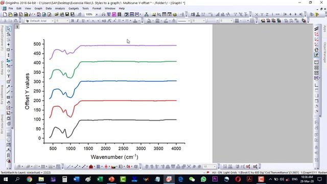 How to plot Y offset or Y stack plots in origin смотреть онлайн