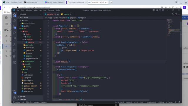Next-auth with Mongo DB (Google OAuth, Email and password) смотреть онлайн