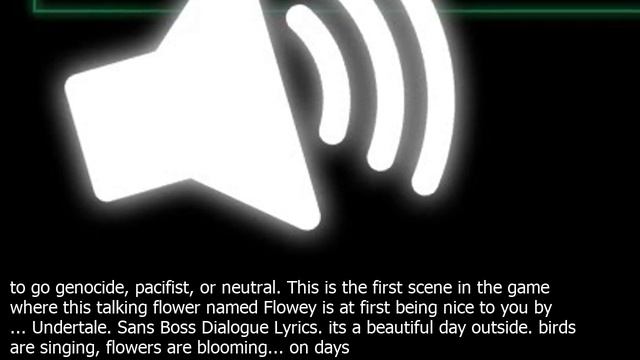 Undertale Text To Speech Its Undertale  But Every Sfx Is Replaced By Texttospeech Voices A