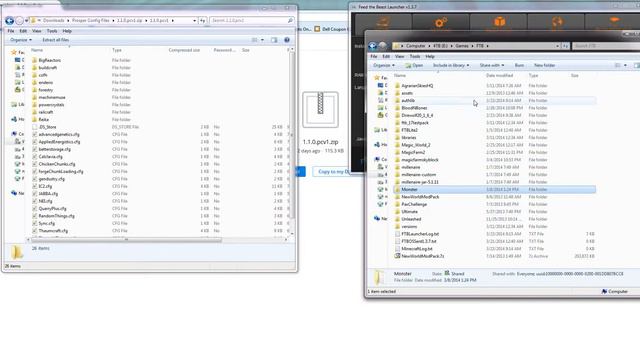 How to install the hard mode config files for ProsperCraft FTB Monster server смотреть онлайн