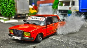 ПРО МАШИНКИ МОДЕЛЬКИ, ТЮНИНГ ВАЗ 2107 ДРИФТ КОРЧ, МАСШТАБ 43.