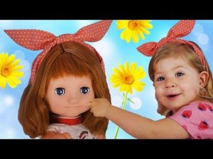 ✿ КУКЛА ОЛЯ Говорящая кукла Робот с Мимикой Новая Подруга Дианы NEW DOLL Robot Unboxing Toy Review
