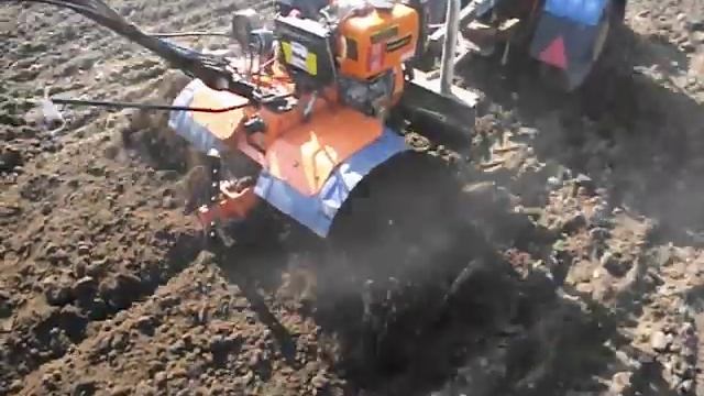 Фрезеровка земли для посадки картофеля в два мотоблока смотреть онлайн