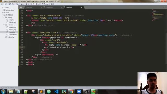 PHP CRUD | Part 9: Read - Displaying Data with Cards смотреть онлайн