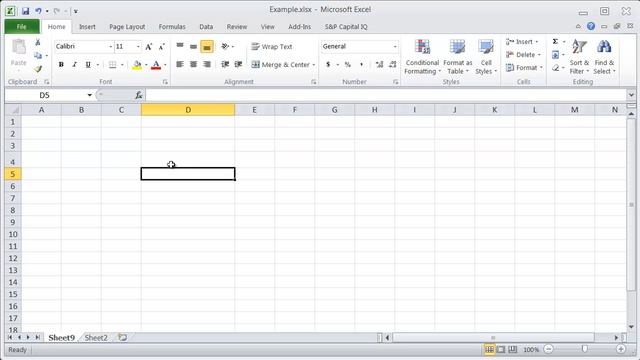 Excel Shortcuts - Set Column Width смотреть онлайн