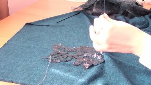 Как пришить аппликацию из пайеток