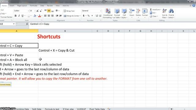 Module 1: Excel Shortcuts смотреть онлайн