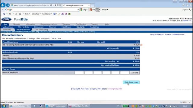 Euro 5 opdatering med Texa af ABS på Ford S-MAX смотреть онлайн
