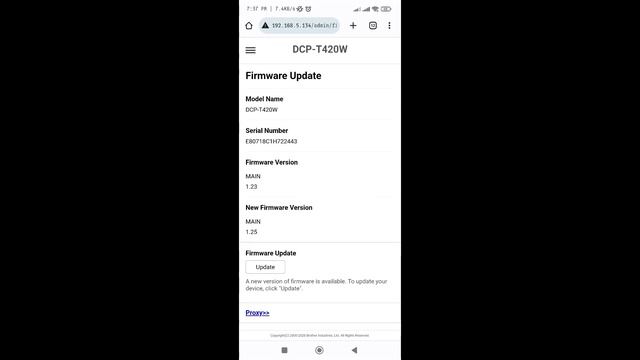 HOW TO UPDATE FIRMWARE USING BROTHER IPRINT&SCAN (Android/iOS) #BROTHER DCP-T420W2 смотреть онлайн