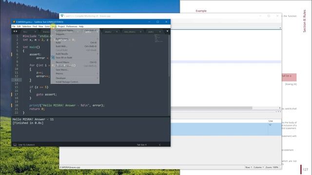 Safe programming. MISRA C\C++ Практика #1 смотреть онлайн