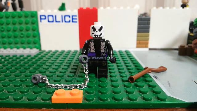 Lego Призрачный гонщик (MARVEL) КАСТОМ CUSTOM MINIFIGURE GHOST RIDER