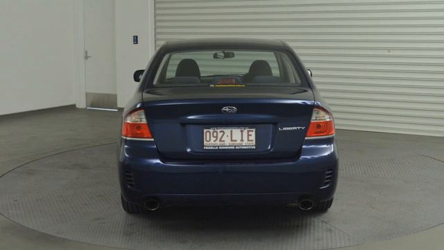 2007 Subaru Liberty B4 MY07 AWD Blue 5 Speed Manual Sedan смотреть онлайн