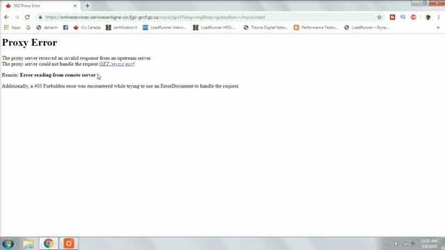Cic Canada website login issue fix | GC key login Proxy error Canada PR | Http 502 error смотреть онлайн