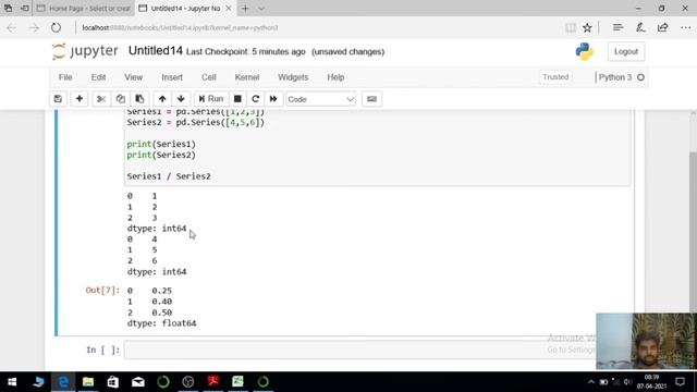MATHEMATICAL OPERATIONS ON PYTHON PANDAS SERIES | ADD, SUB, MUL, DIV OPERATIONS | CLASS XII IP CBSE смотреть онлайн