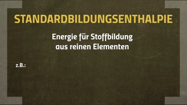 Reaktionsenthalpie - Standardbildungsenthalpie смотреть онлайн