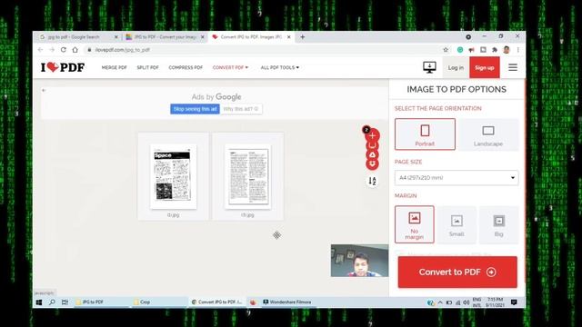 How To Convert JPG To PDF online free смотреть онлайн