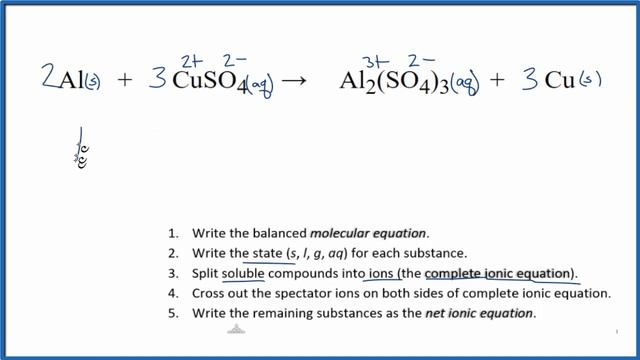 How to Write the Net Ionic Equation for Al + CuSO4 = Al2(SO4)3 + Cu смотреть онлайн
