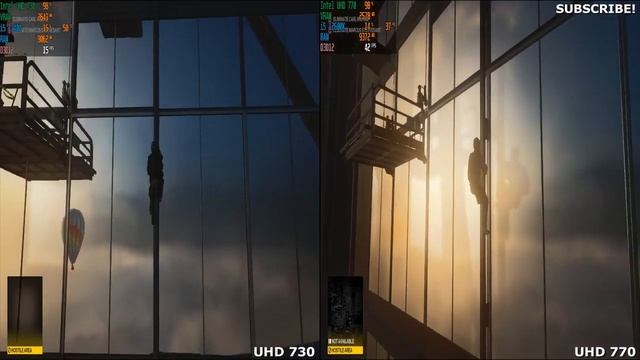 UHD 730 Vs UHD 770 - Test In 5 Games