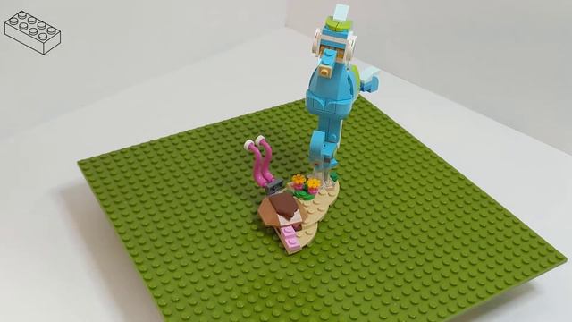 LEGO Build 31128 Seahorse and Snail, Before and After ♫Electronic♫ смотреть онлайн