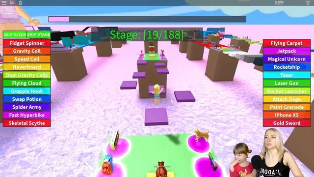 Побег от злой Барби Barbie в Roblox ! /MiMi Play/ смотреть онлайн