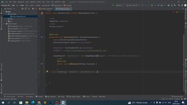 Как добавить изображения из интернета в приложение. Android studio. Библиотека Volley. смотреть онлайн