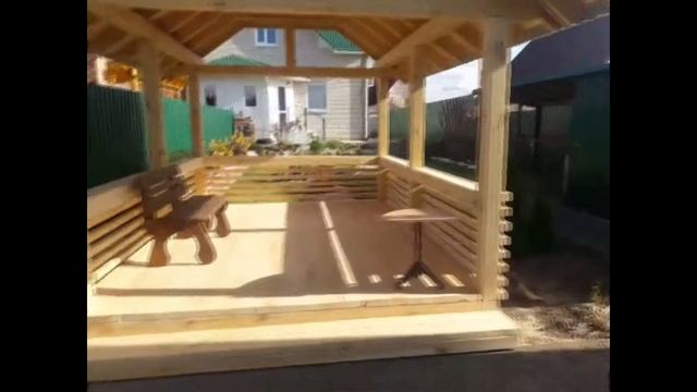 Беседка проект и строительство в Барнауле смотреть онлайн