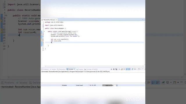 Frequently asked java program| Reverse A Number смотреть онлайн