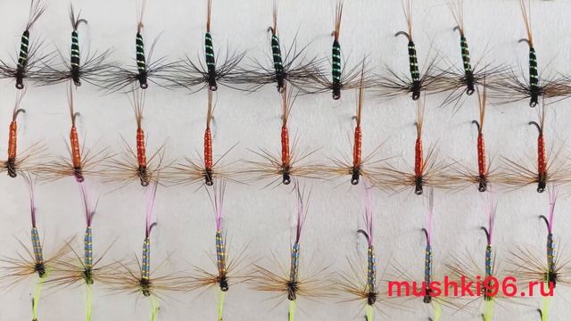 Мушка «Dry Fly» (Имитация Подёнки) набор 100шт, опт смотреть онлайн