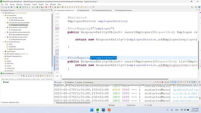 SpringBoot Rest API | Spring Web & Spring Data JPA смотреть онлайн
