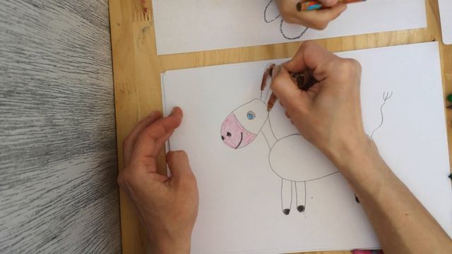 Как нарисовать Ослика Иа и смотреть онлайн