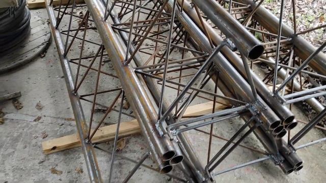 Мачта трехгранная самодельная RA6AEW смотреть онлайн