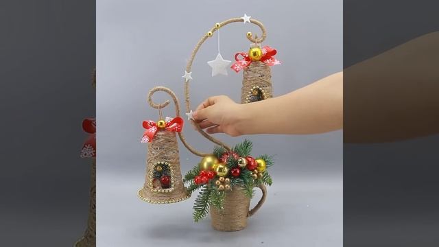 6 Diy Jute Craft Christmas Decorations Ideas At Home 2023-2024 ?☃️?
