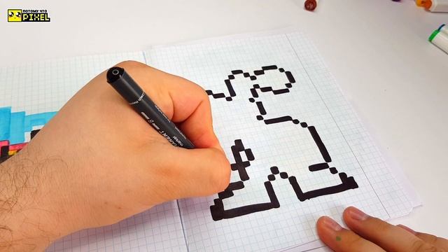 СИРЕНОГОЛОВЫЙ - РИСУНКИ ПО КЛЕТОЧКАМ - СЕРЕНОГОЛОВЫЙ - PIXEL ART siren-headed смотреть онлайн