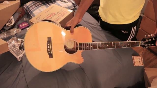 Epiphone PR-4E Unboxing смотреть онлайн