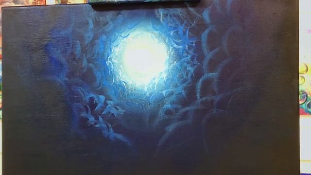 STAIRWAY TO HEAVEN ?ACRYLIC PAINTING ~ STEP by STEP смотреть онлайн