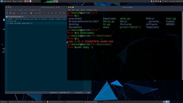 How To Install Visual Studio Code In Linux смотреть онлайн