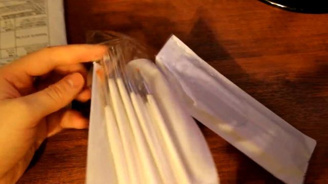 Пакет ( AliExpress) - Набор кистей для маникюра ! смотреть онлайн